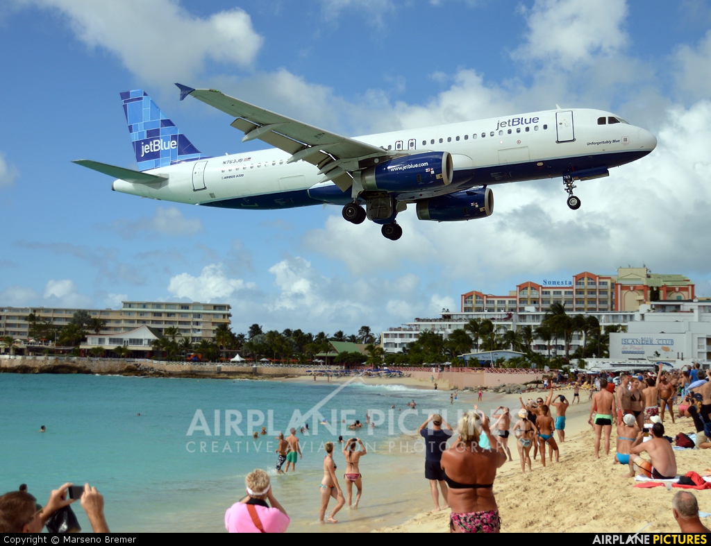JetBlue Airways N763JB aircraft at Sint Maarten - Princess Juliana Intl