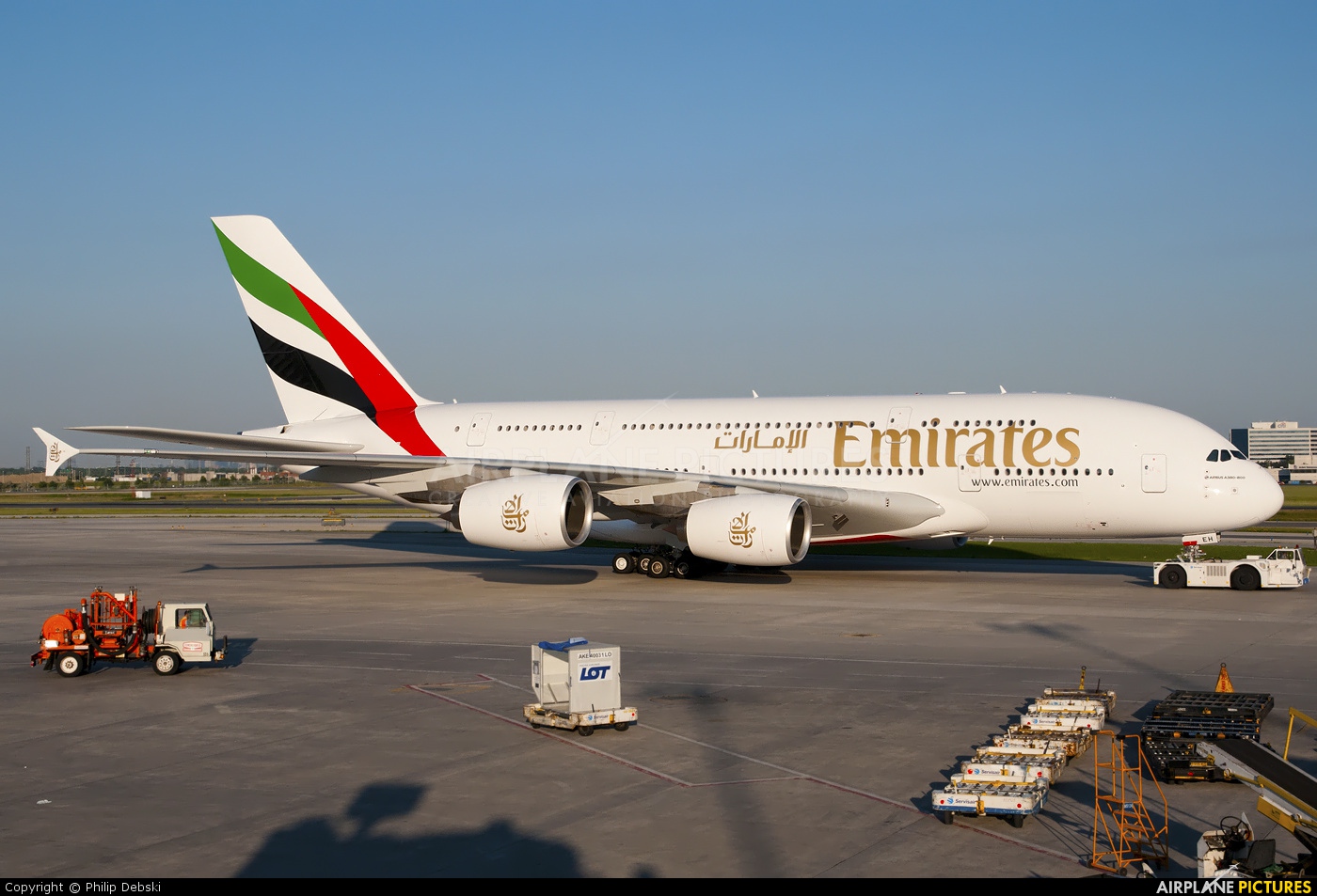 Emirates Airlines A6-EEH aircraft at Toronto - Pearson Intl, ON
