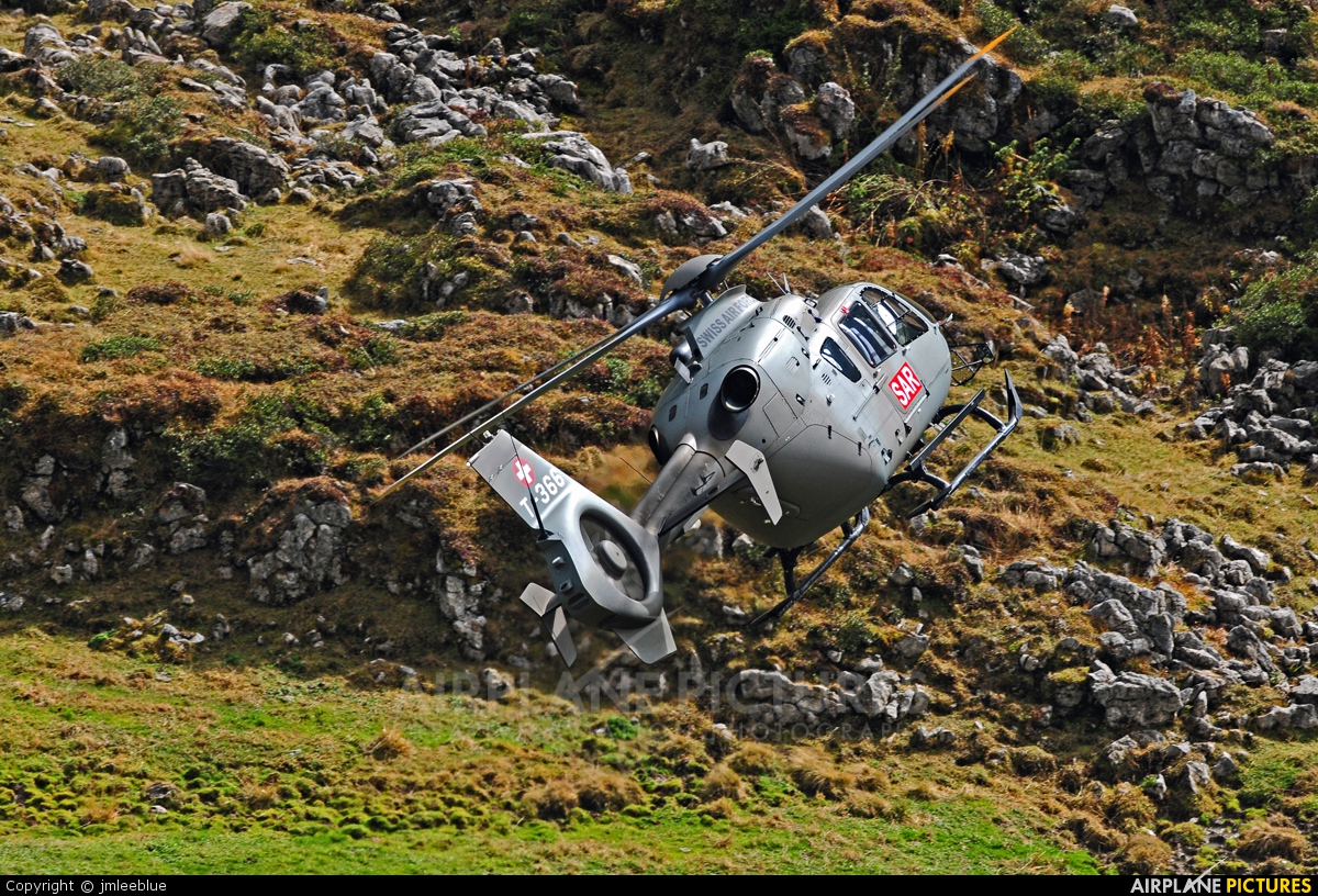 Switzerland - Air Force T-366 aircraft at Axalp - Ebenfluh Range