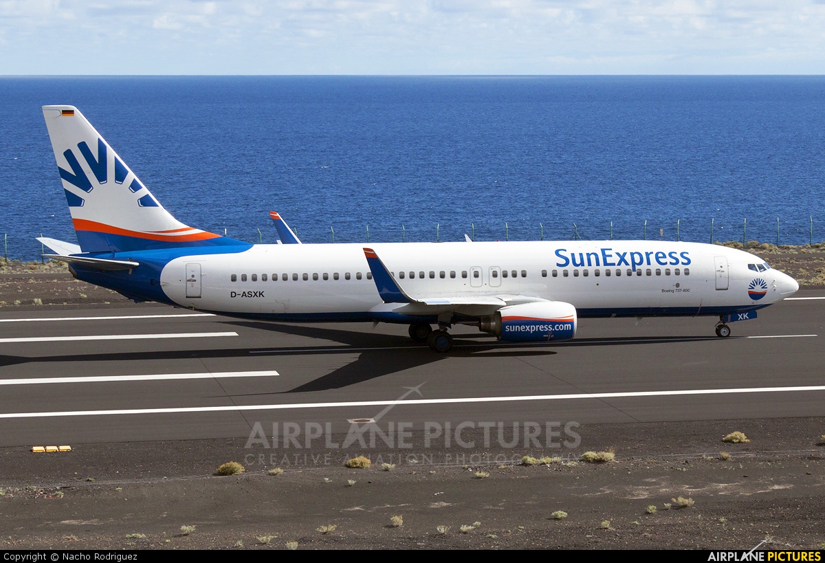 SunExpress Germany D-ASXK aircraft at Santa Cruz de La Palma