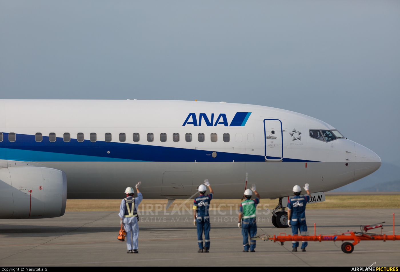 ANA - All Nippon Airways JA70AN aircraft at Shizuoka