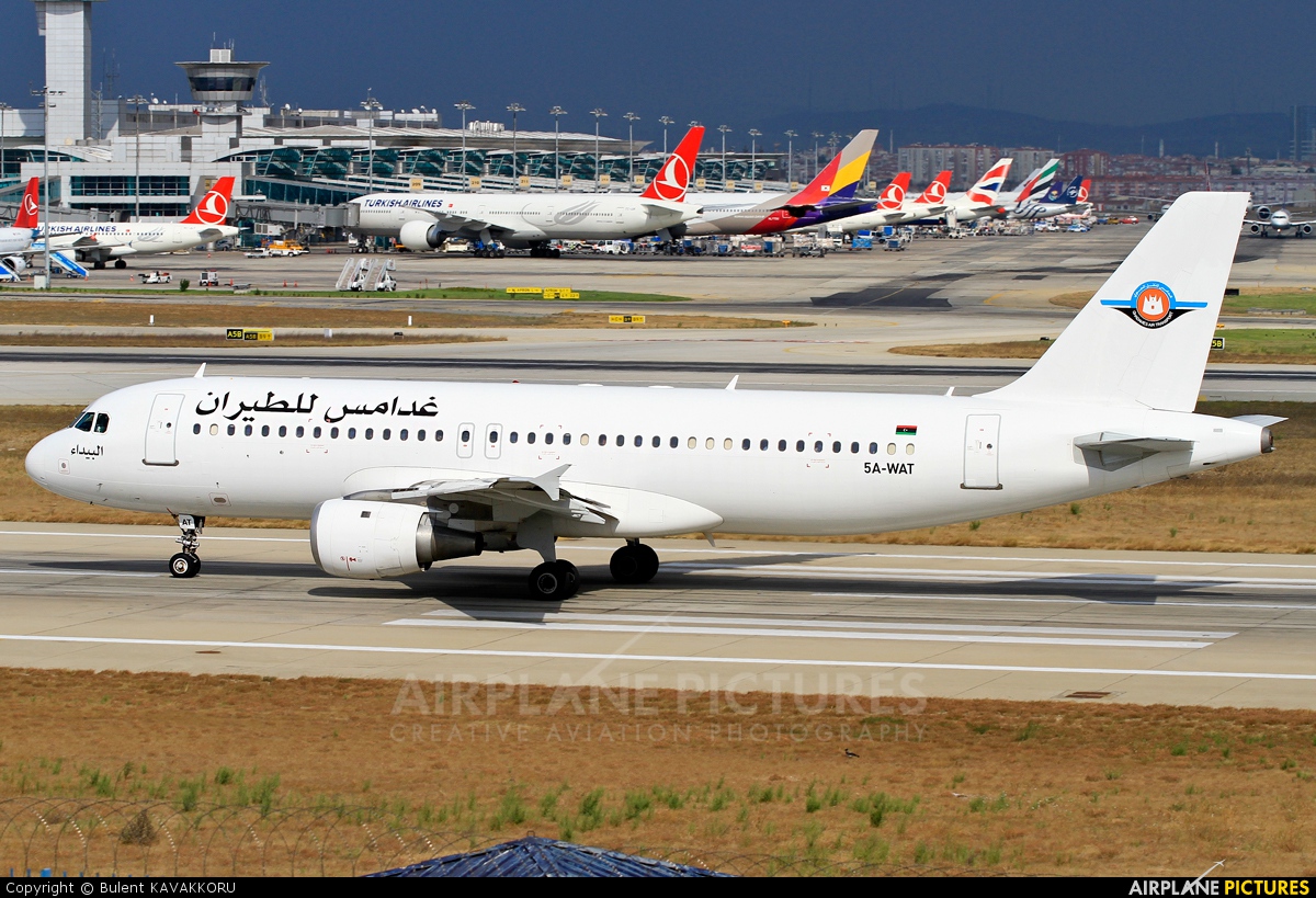 Ghadames Air Transport 5A-WAT aircraft at Istanbul - Ataturk