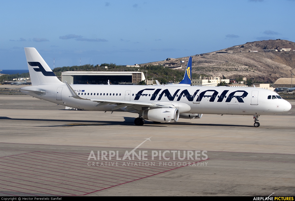 Finnair OH-LZH aircraft at Las Palmas de Gran Canaria