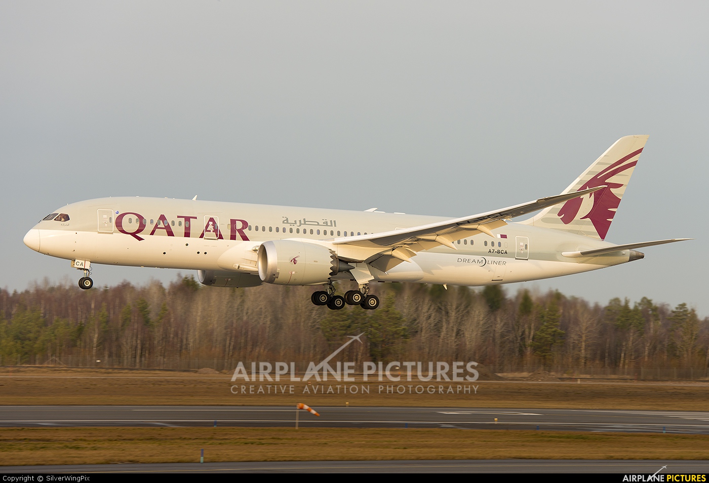 Qatar Airways A7-BCA aircraft at Stockholm - Arlanda