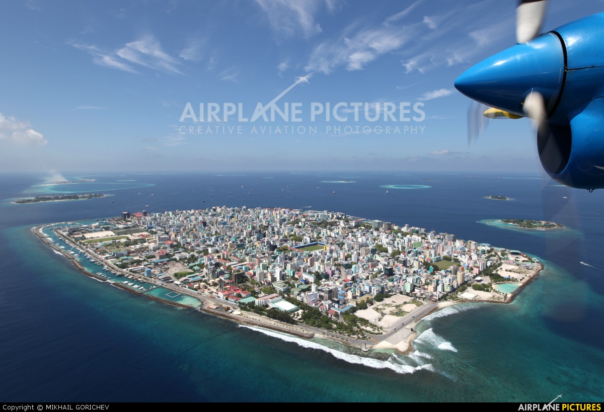 Trans Maldivian Airways - TMA 8Q-TMS aircraft at Male Intl