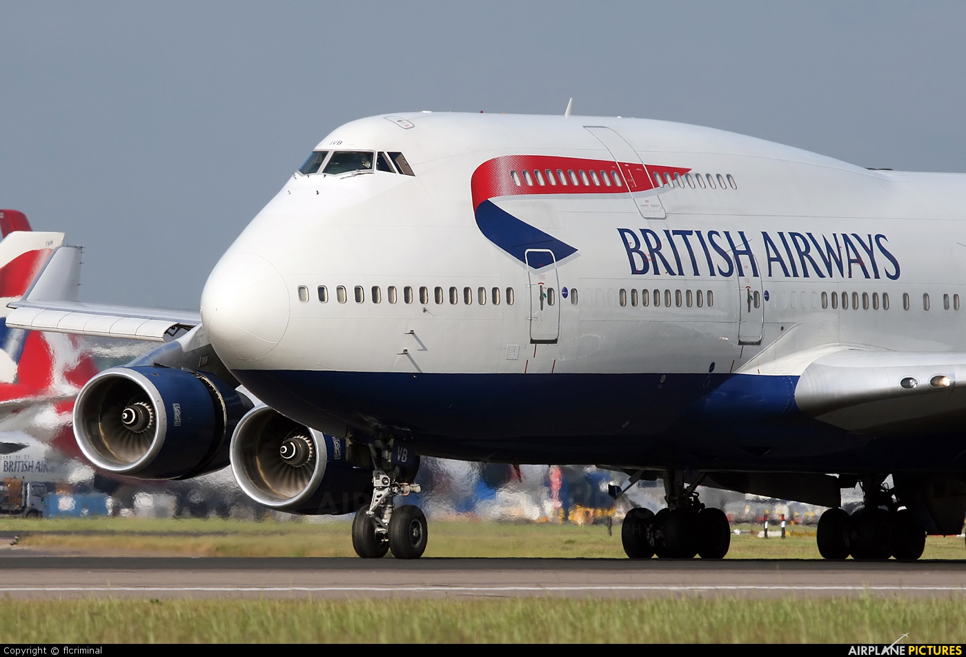 British Airways G-CIVB aircraft at London - Heathrow