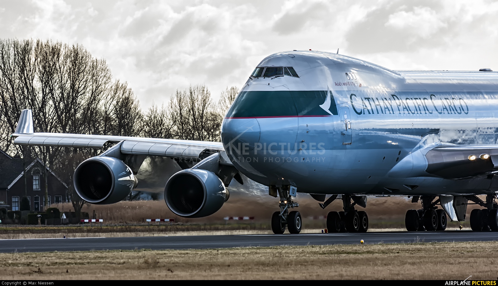Cathay Pacific Cargo B-LID aircraft at Amsterdam - Schiphol