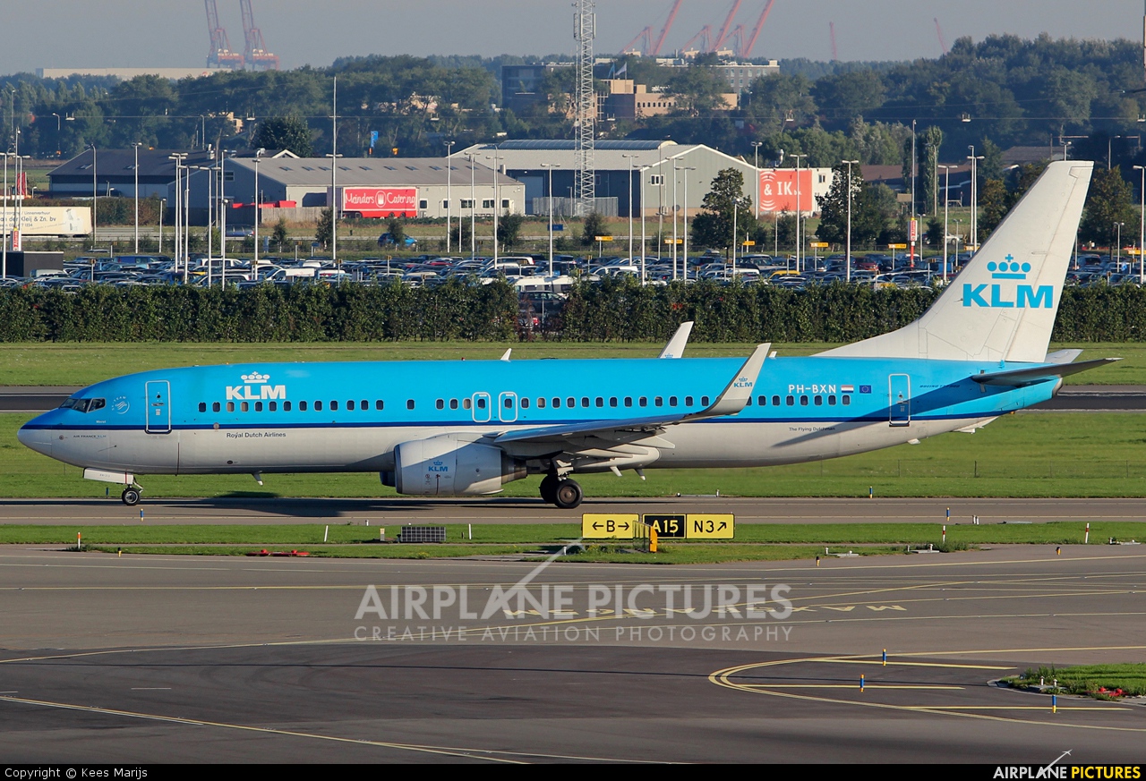 KLM PH-BXN aircraft at Amsterdam - Schiphol