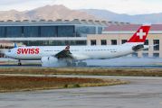 Swiss International - rare Airbus 330 visit at Málaga title=