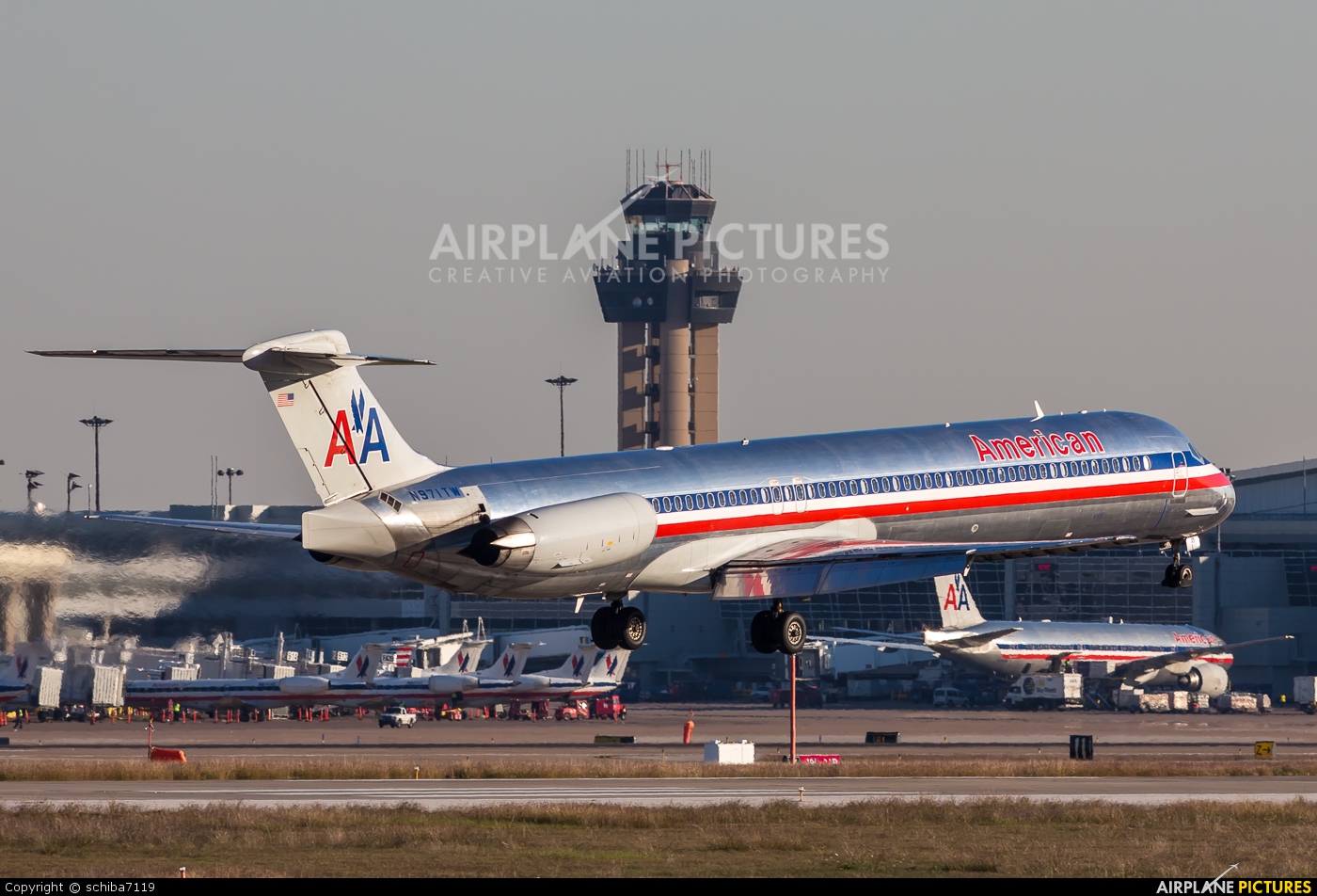 American Airlines N971TW aircraft at Dallas - Fort Worth Intl