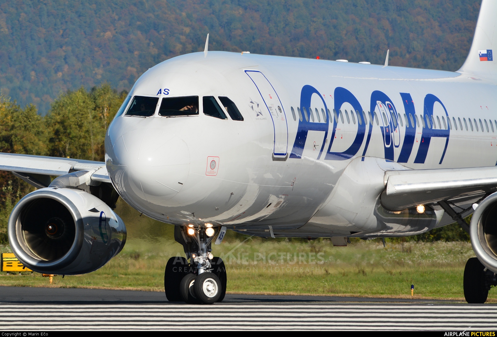 Adria Airways S5-AAS aircraft at Ljubljana - Brnik