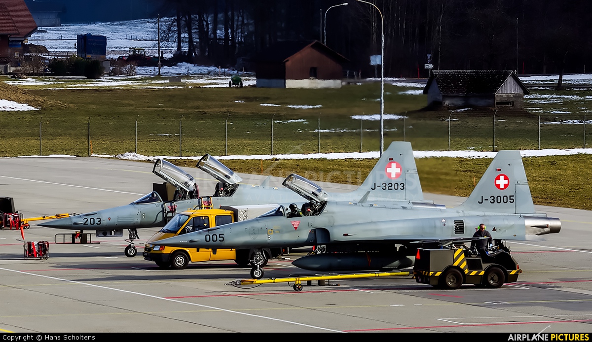 Switzerland - Air Force J-3005 aircraft at Meiringen