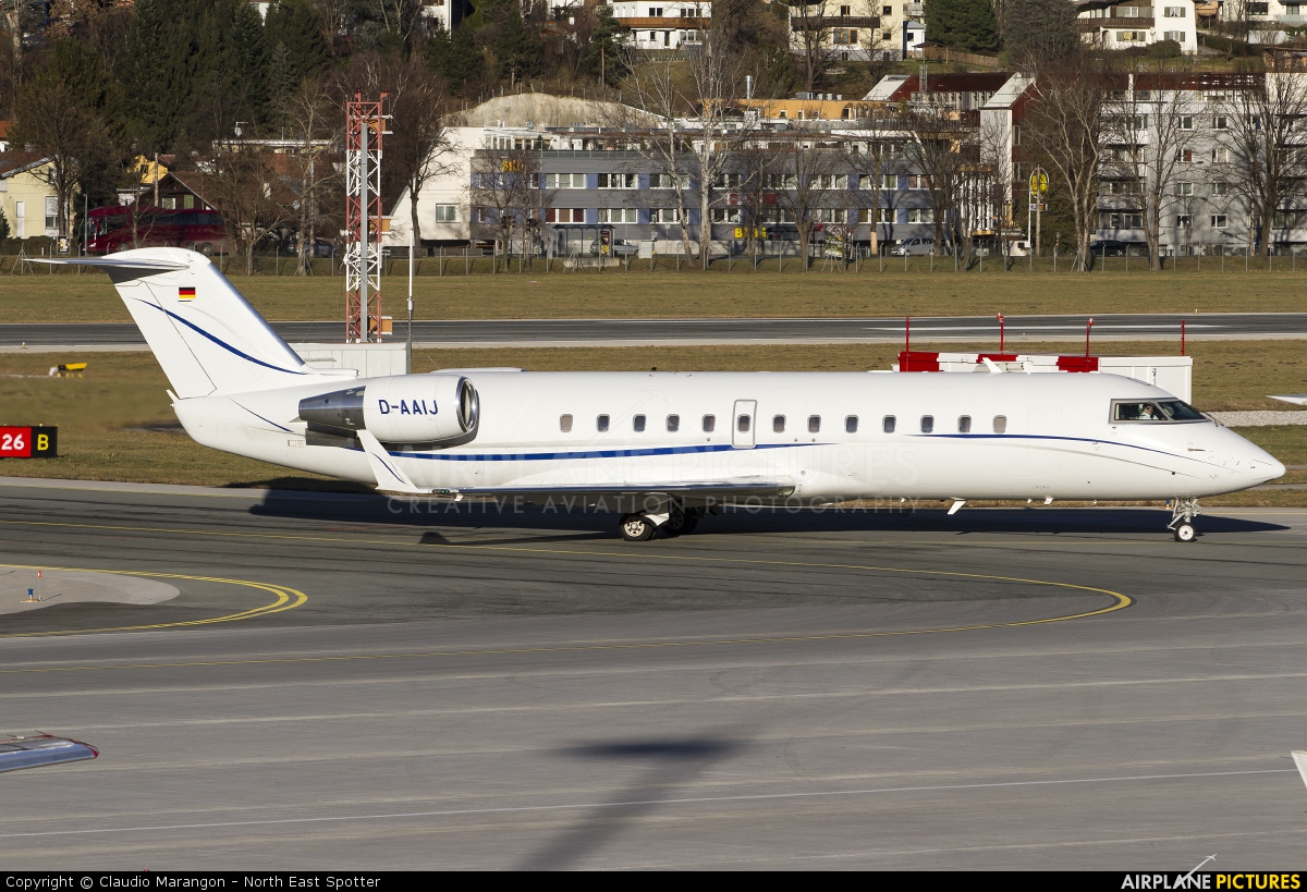 Private D-AAIJ aircraft at Innsbruck