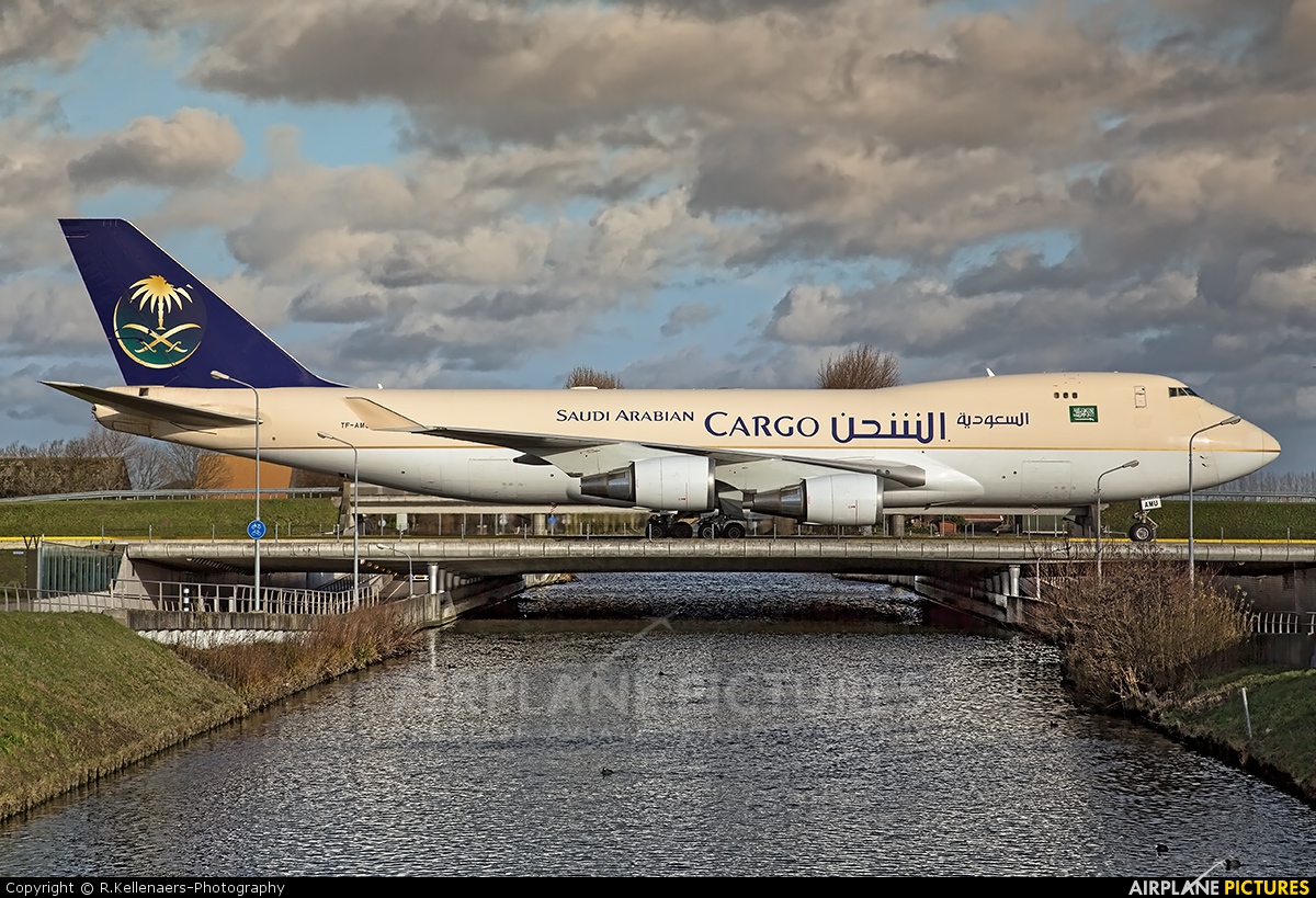 Saudi Arabian Cargo TF-AMU aircraft at Amsterdam - Schiphol