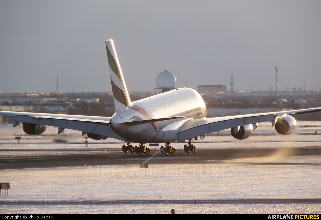 Emirates Airlines A6-EDN aircraft at Toronto - Pearson Intl, ON