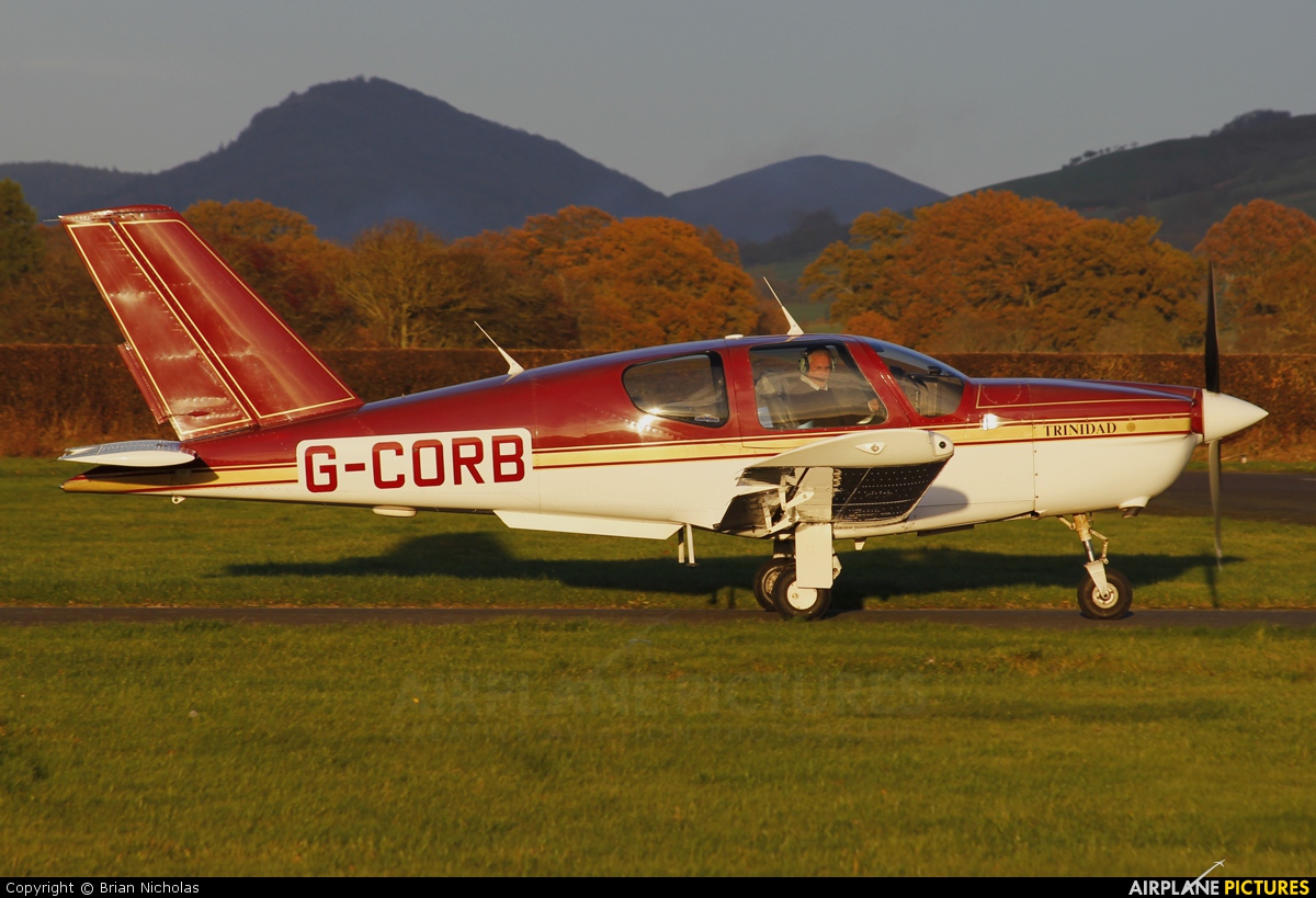 Private G-CORB aircraft at Welshpool
