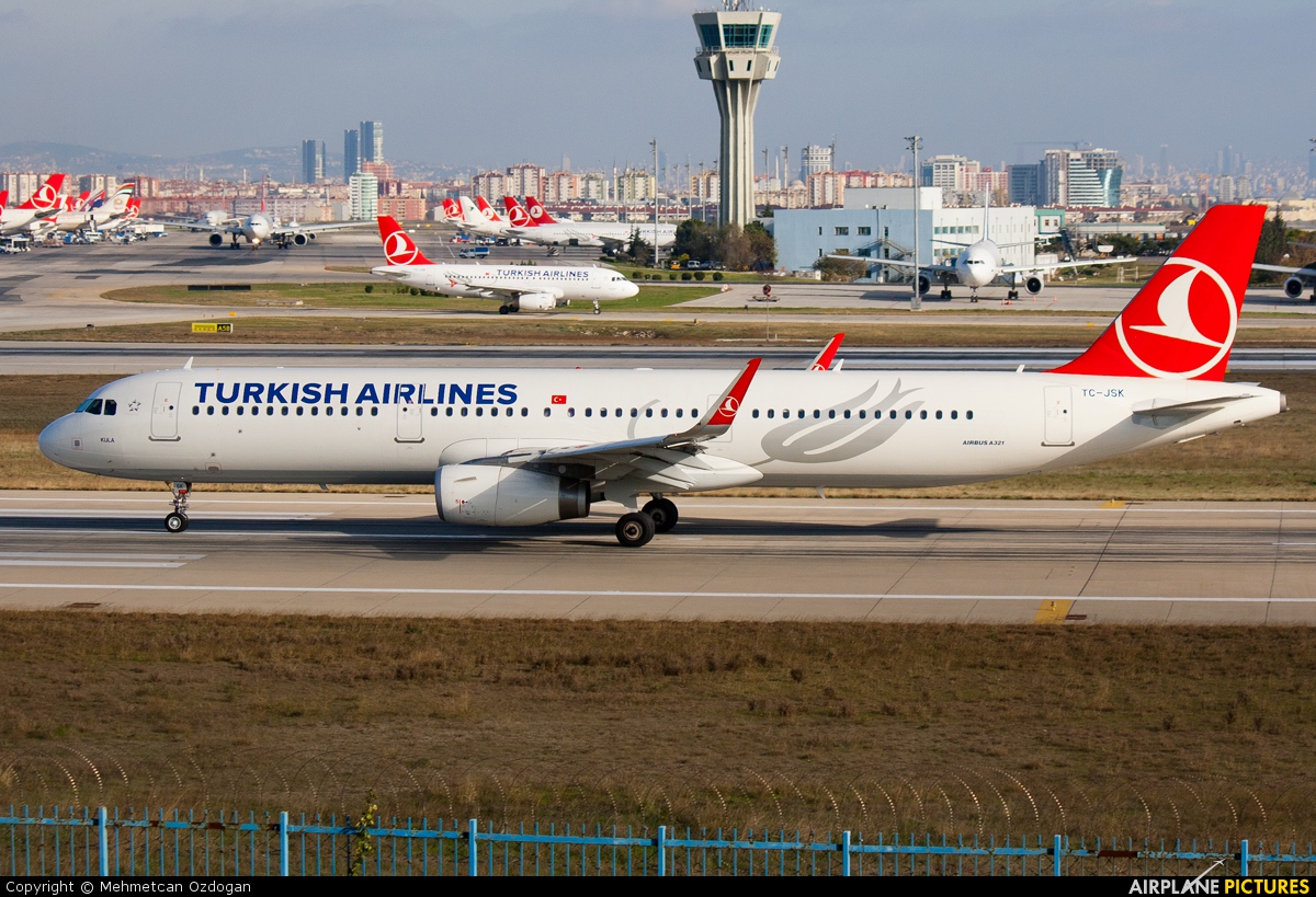 Turkish Airlines TC-JSK aircraft at Istanbul - Ataturk