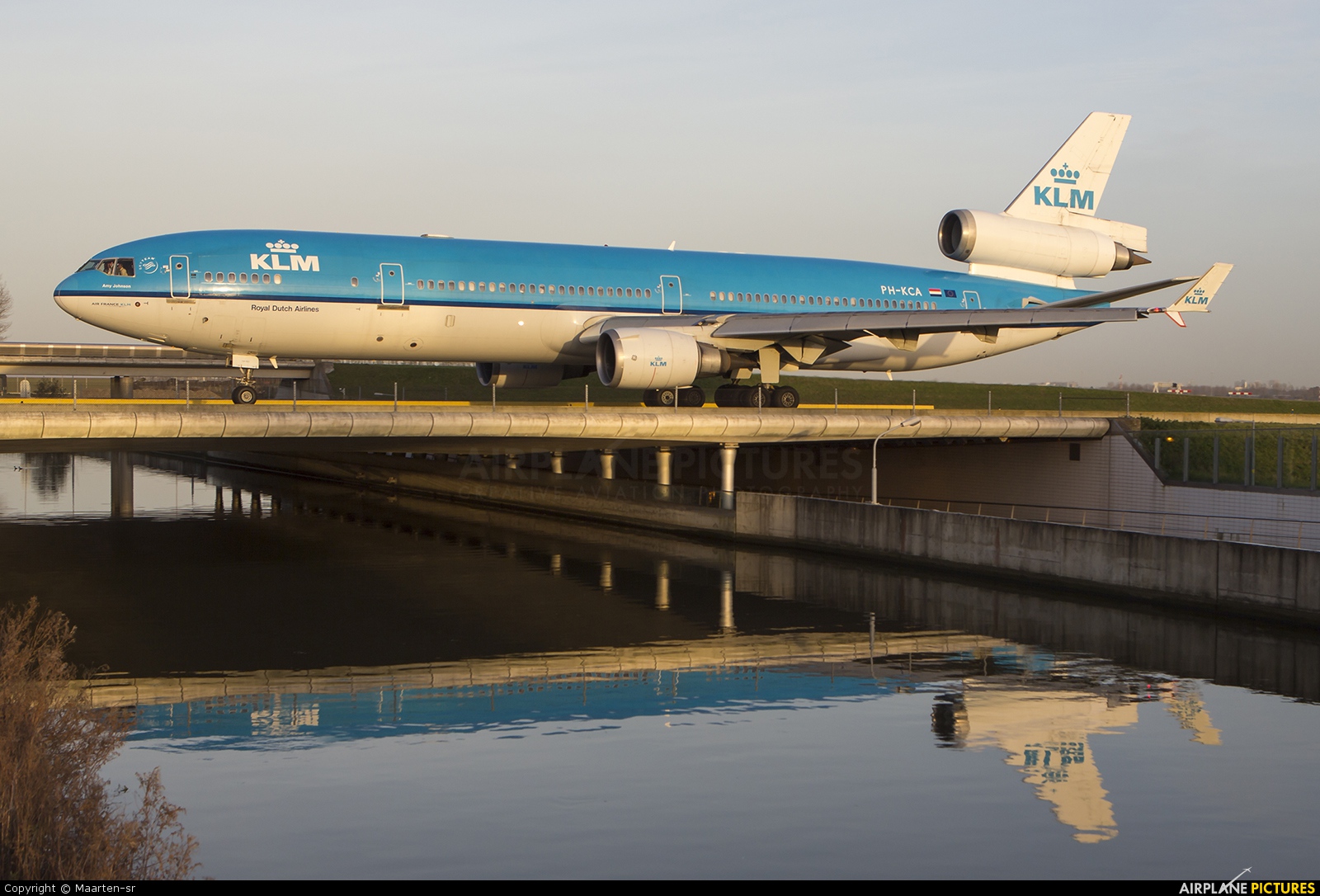 KLM PH-KCA aircraft at Amsterdam - Schiphol