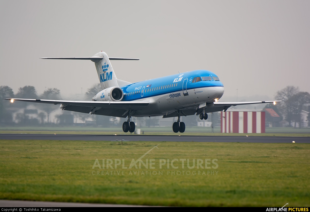 KLM Cityhopper PH-KZO aircraft at Amsterdam - Schiphol