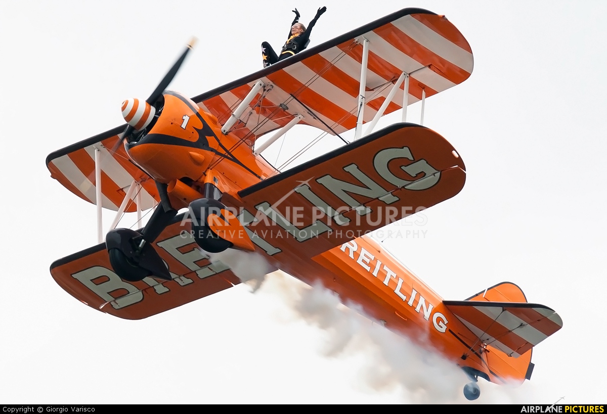 Breitling Wingwalkers N5057V aircraft at Fairford