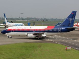 PK-CJI - Sriwajaya Air Boeing 737-200
