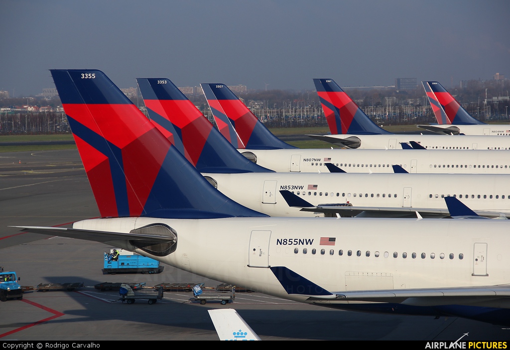 Delta Air Lines N855NW aircraft at Amsterdam - Schiphol