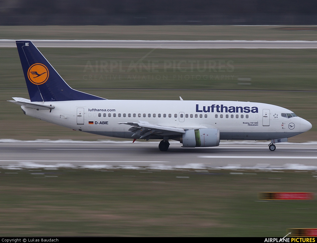 Lufthansa D-ABIE aircraft at Düsseldorf