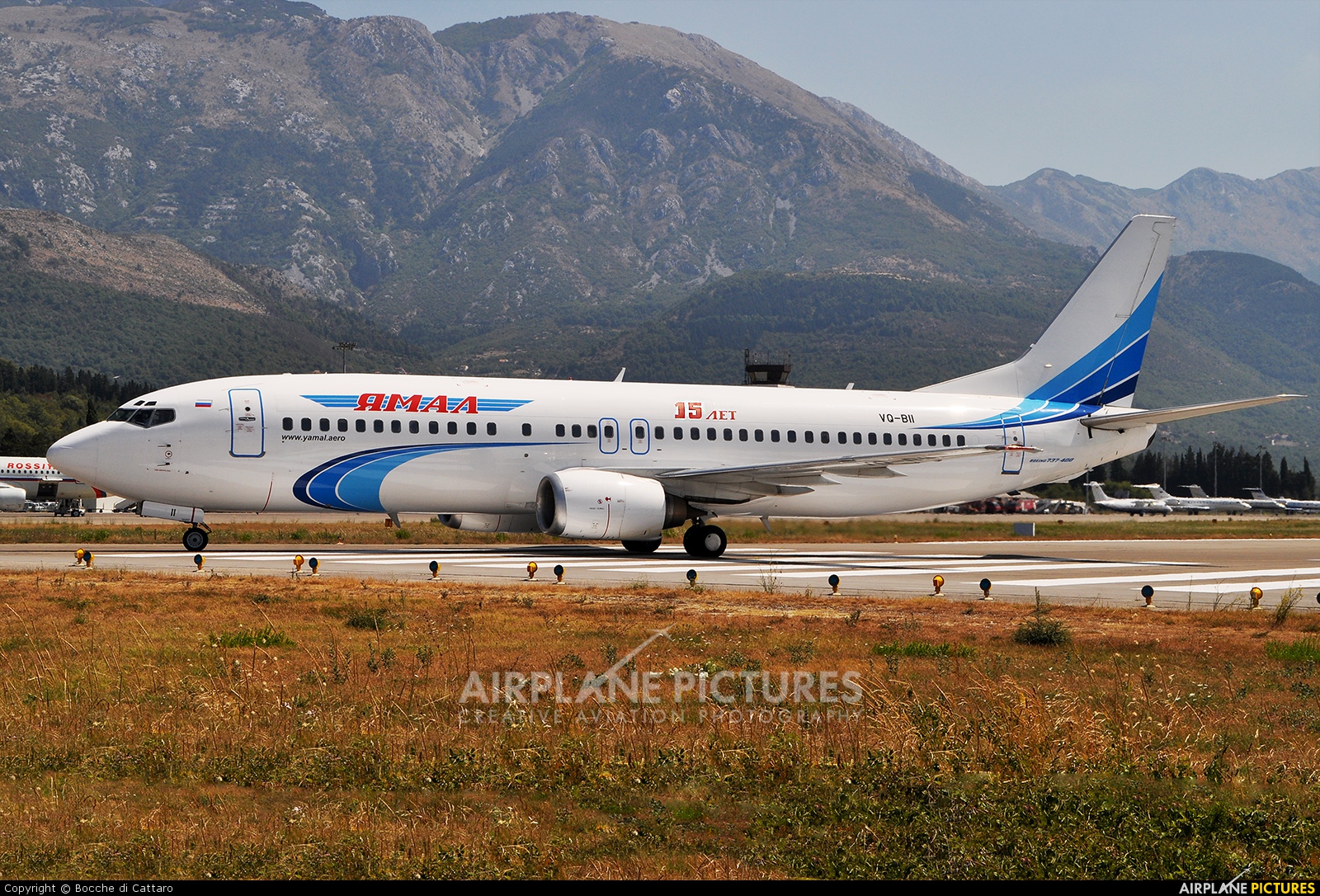 Yamal Airlines VQ-BII aircraft at Tivat