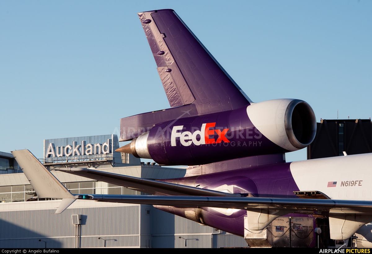 FedEx Federal Express N619FE aircraft at Auckland Intl