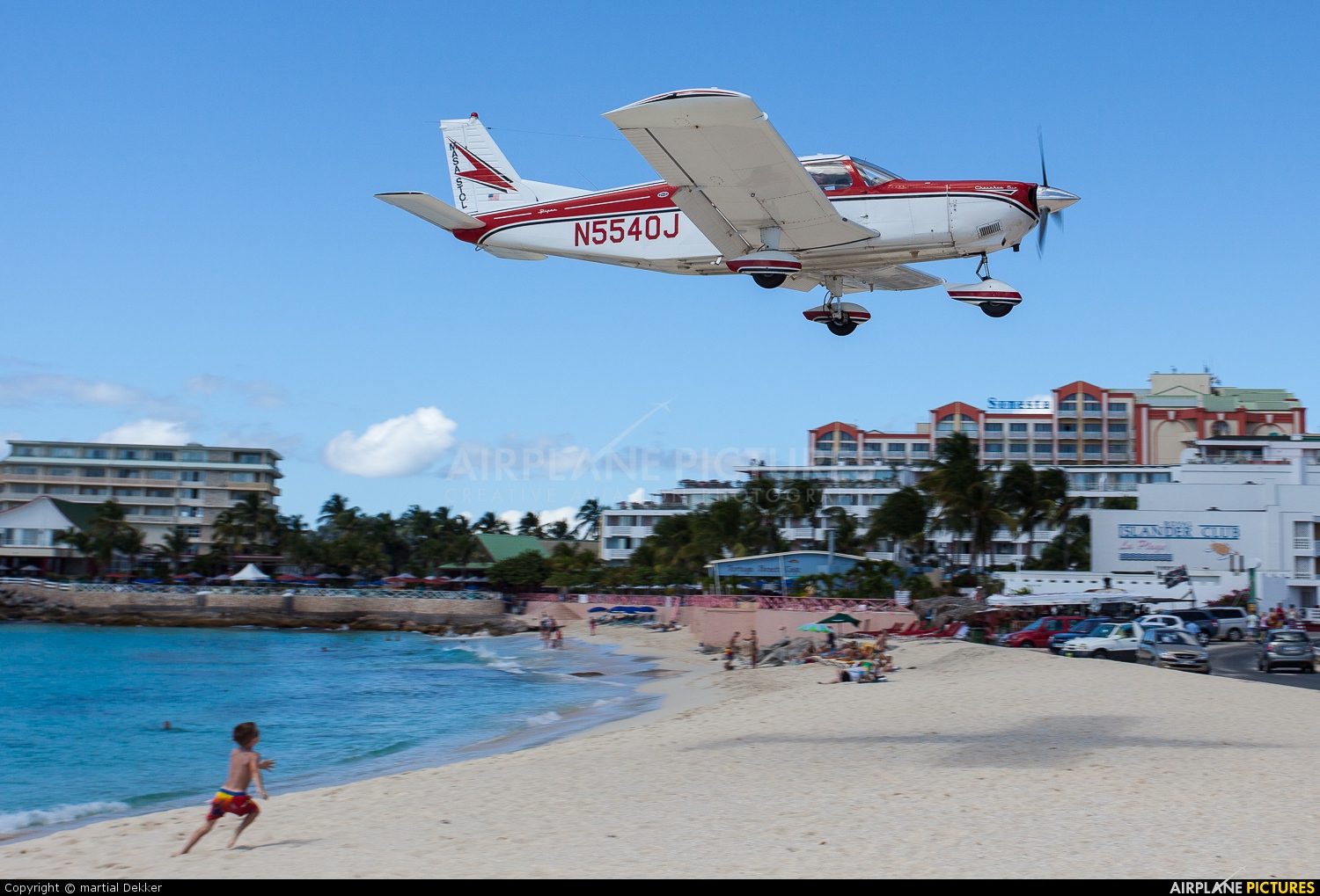 Private N5540J aircraft at Sint Maarten - Princess Juliana Intl