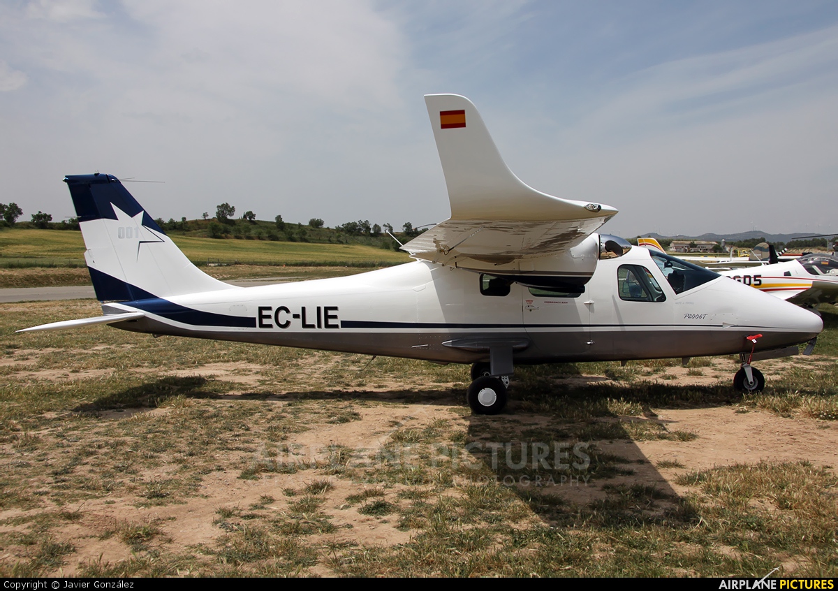 Indra EC-LIE aircraft at Igualada - Odena