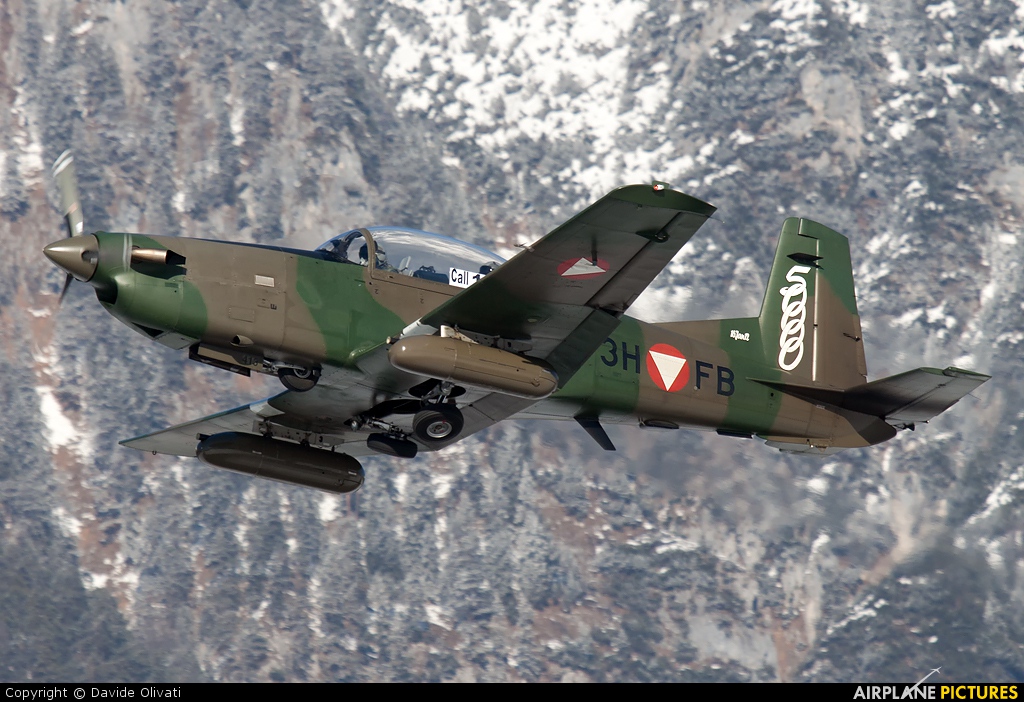 Austria - Air Force 3H-FB aircraft at Innsbruck
