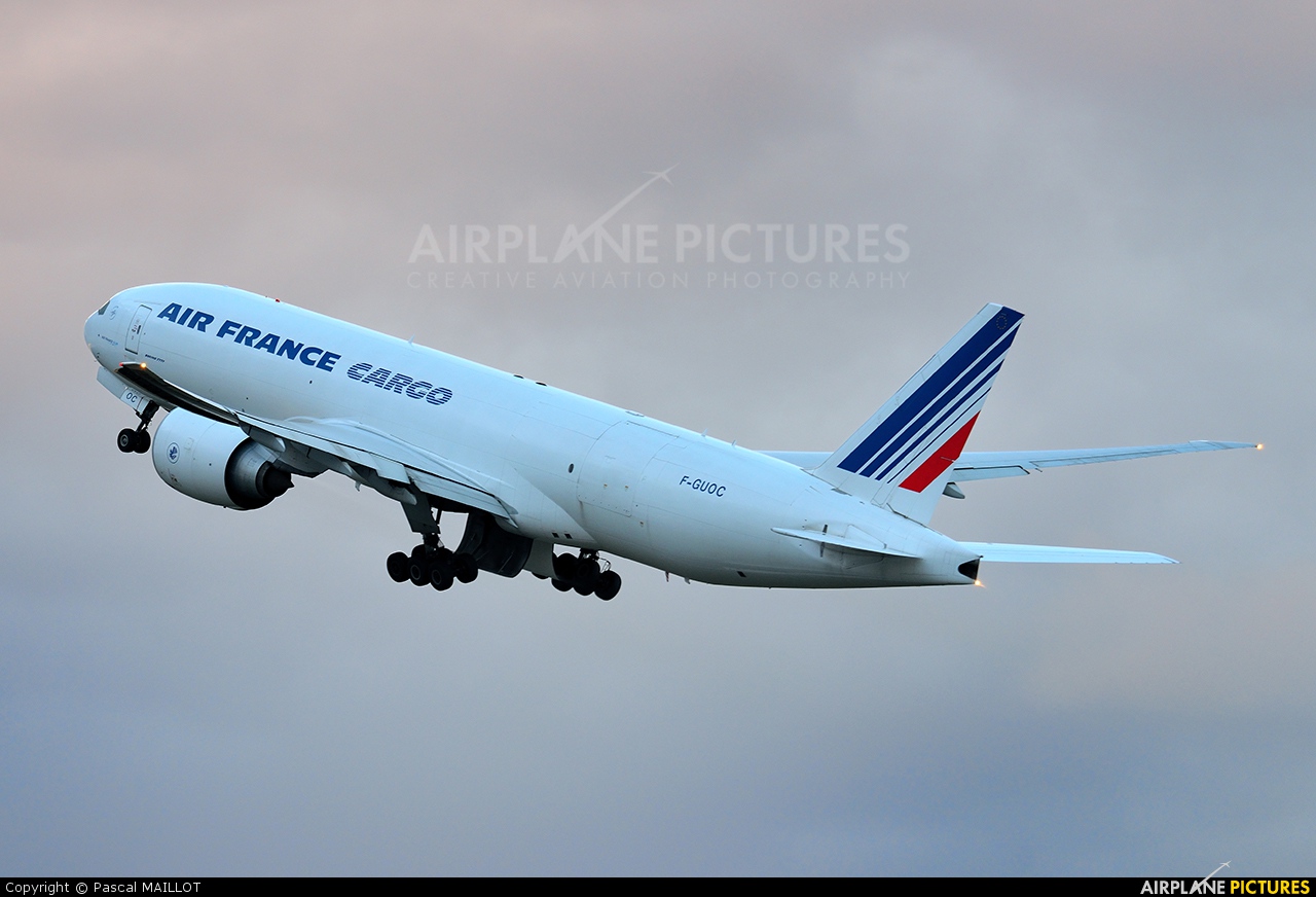 Air France Cargo F-GUOC aircraft at Paris - Charles de Gaulle