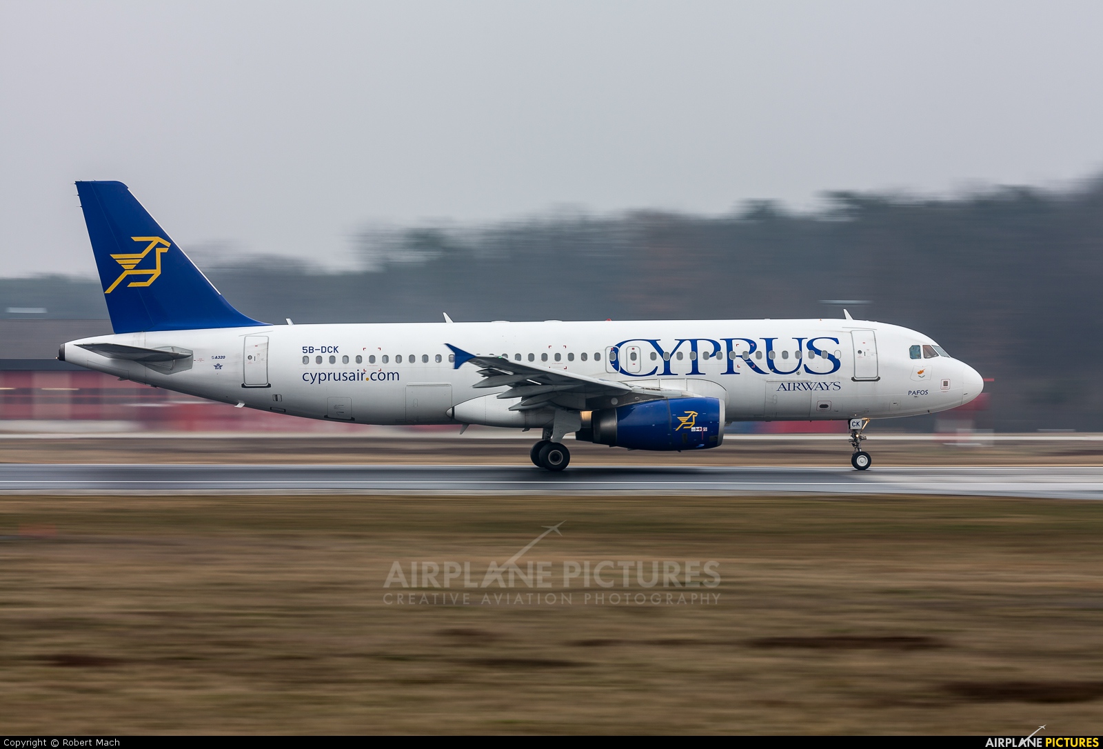 Cyprus Airways 5B-DCK aircraft at Frankfurt