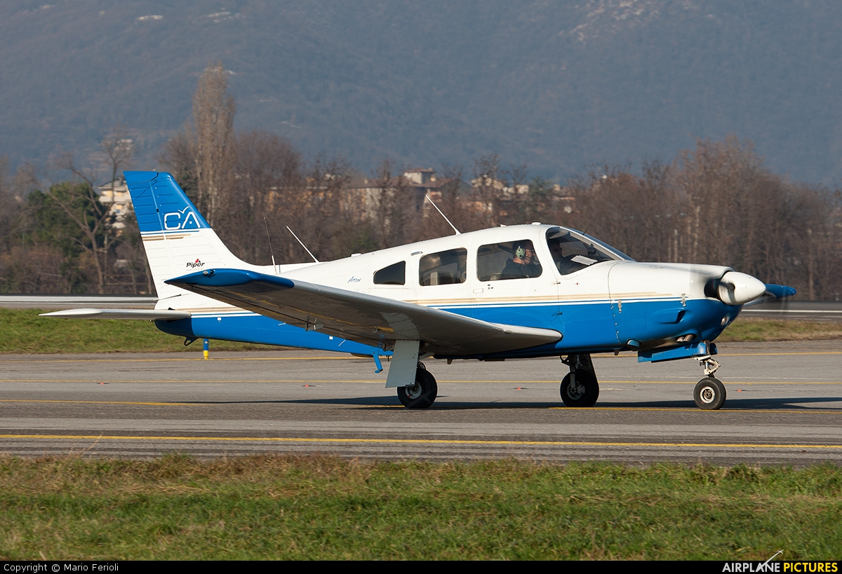 Private I-GITA aircraft at Bergamo - Orio al Serio