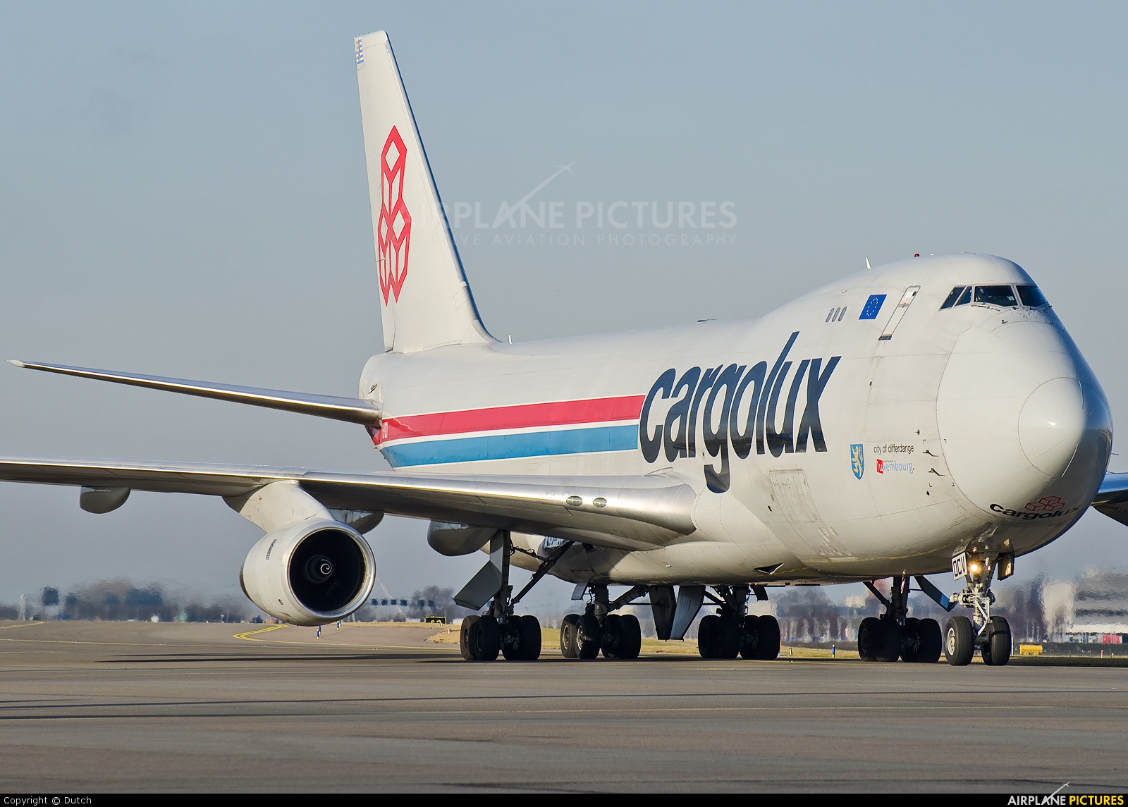 Cargolux LX-OCV aircraft at Amsterdam - Schiphol
