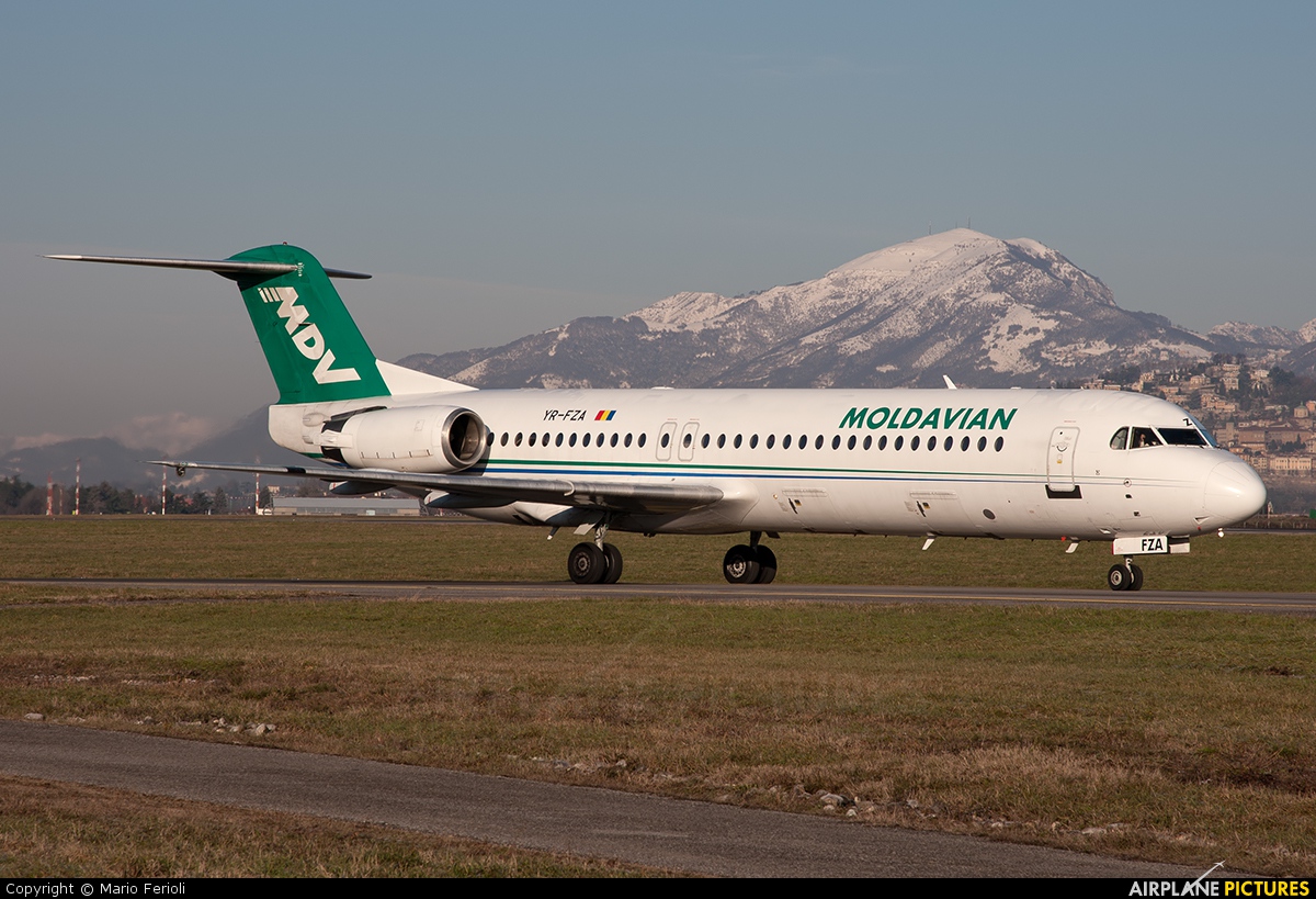 Moldavian Airlines YR-FZA aircraft at Bergamo - Orio al Serio