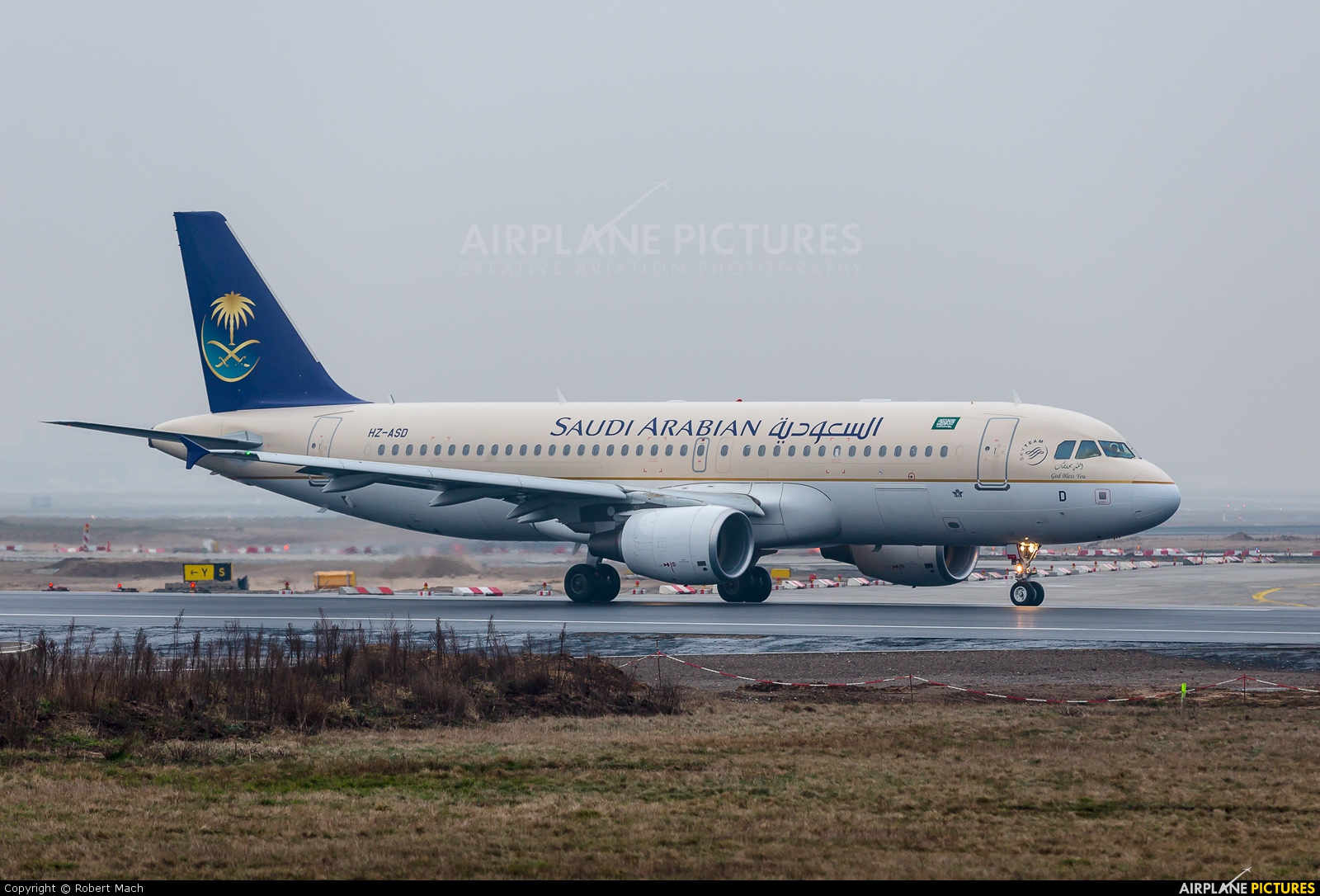 Saudi Arabian Airlines HZ-ASD aircraft at Frankfurt