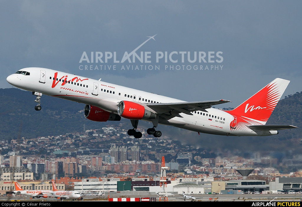 Vim Airlines RA-73016 aircraft at Barcelona - El Prat