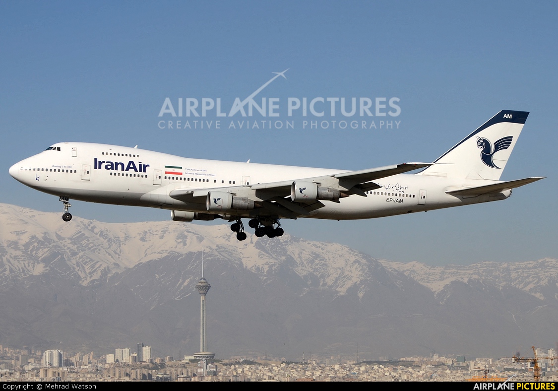 Iran Air EP-IAM aircraft at Tehran - Mehrabad Intl
