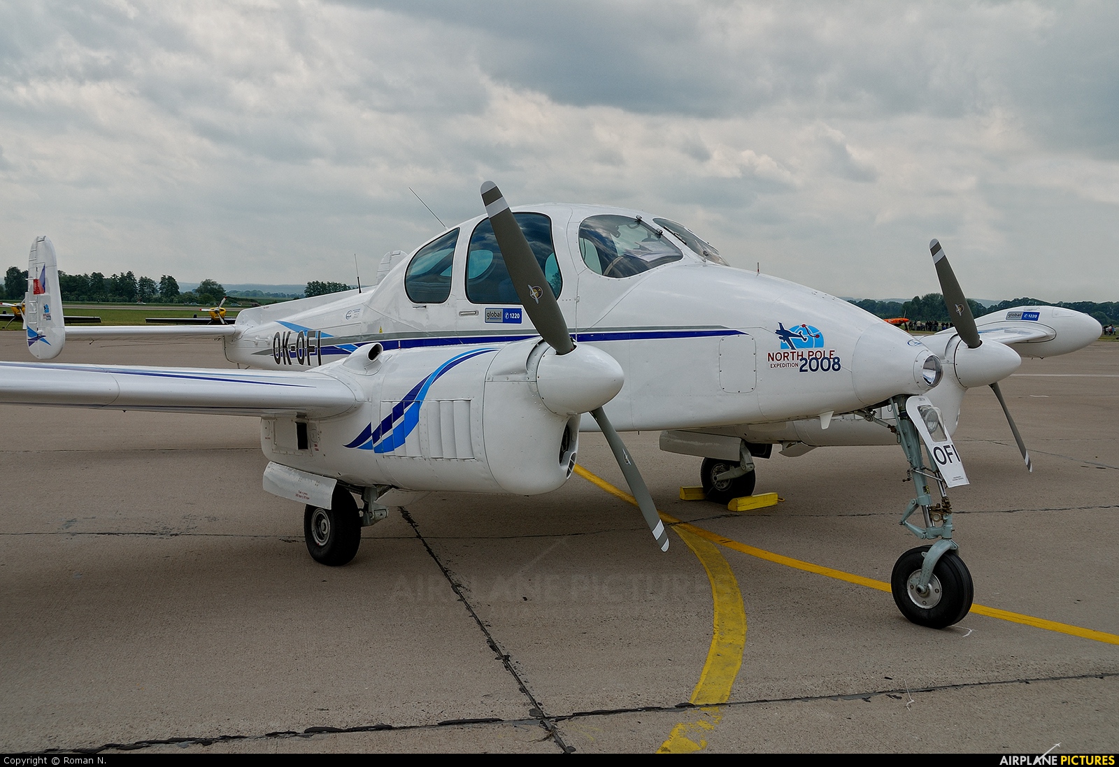 Private OK-OFI aircraft at Pardubice