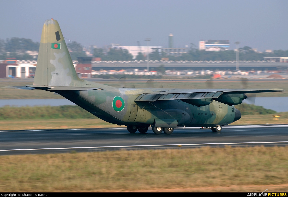 Bangladesh - Air Force S3-AGB aircraft at Dhaka - Hazrat Shahjala Intl