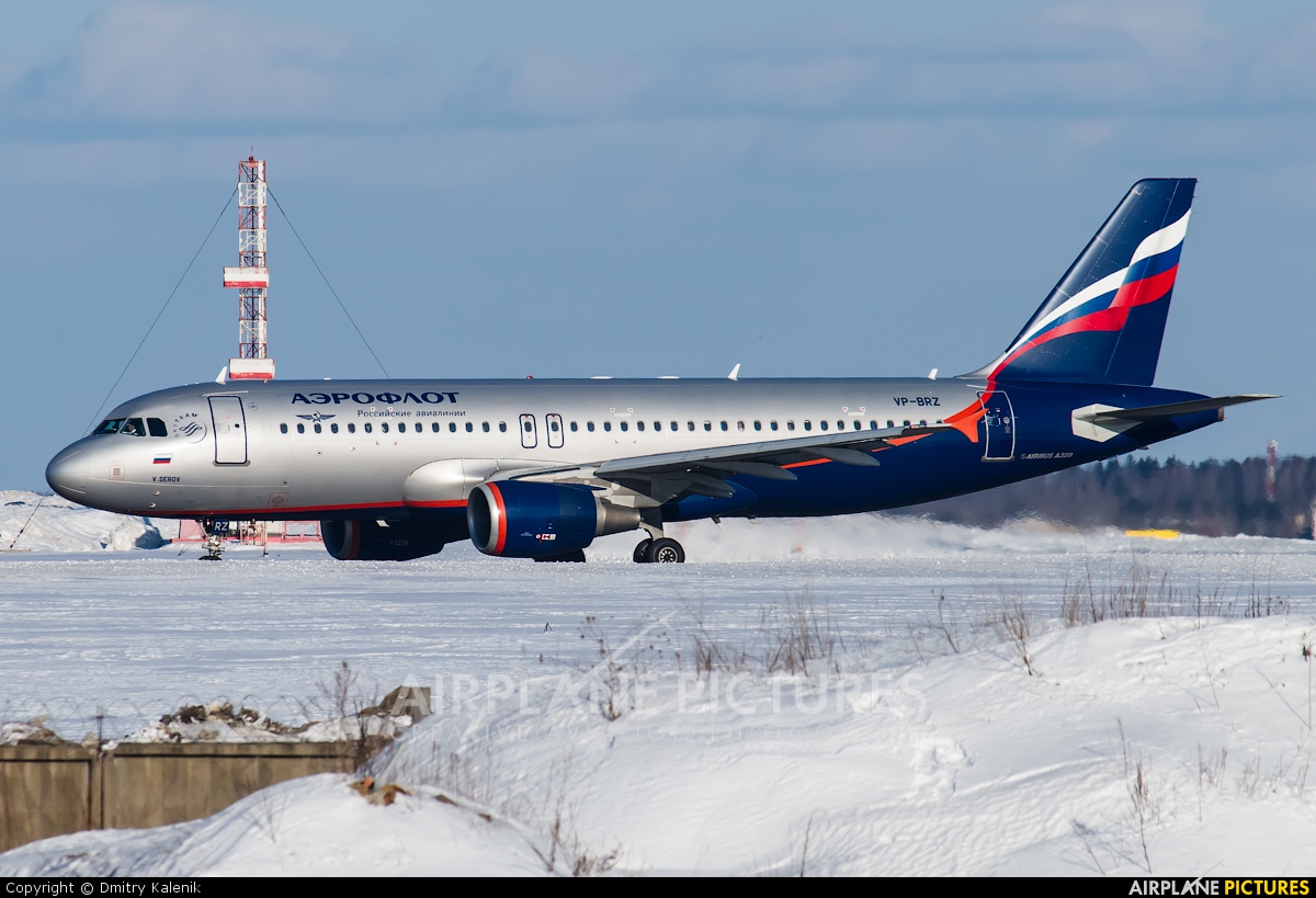 Aeroflot VP-BRZ aircraft at Moscow - Sheremetyevo