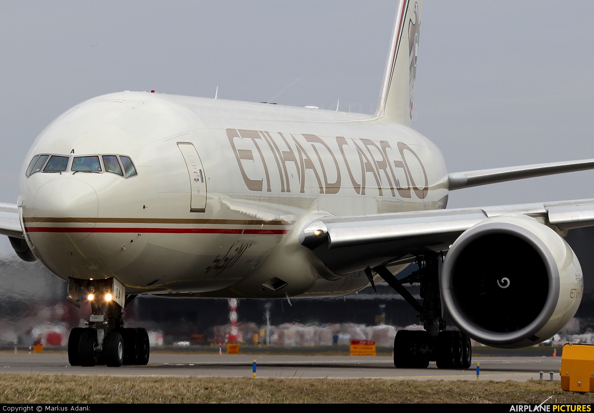 Etihad Cargo A6-DDA aircraft at Amsterdam - Schiphol
