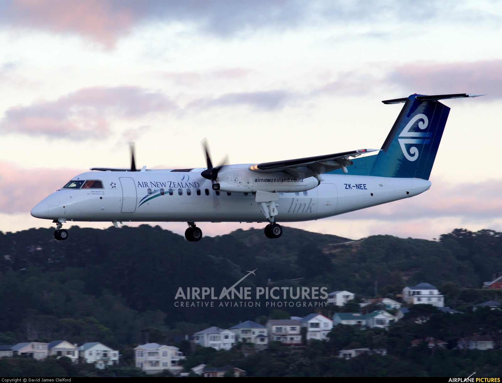 Air New Zealand Link - Air Nelson ZK-NEE aircraft at Wellington Intl