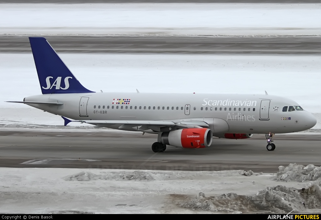 SAS - Scandinavian Airlines OY-KBR aircraft at Moscow - Sheremetyevo