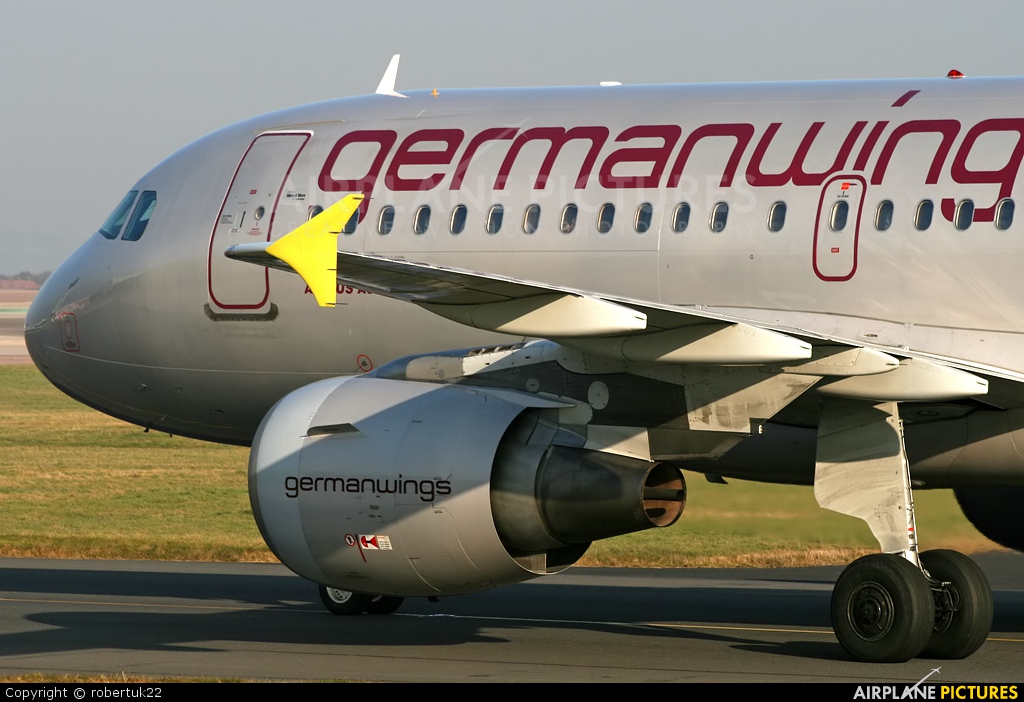 Germanwings D-AKNL aircraft at Manchester