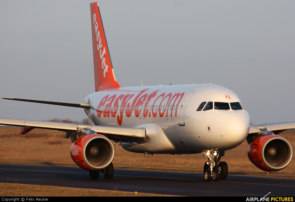 easyJet G-EZIS aircraft at Luxembourg - Findel