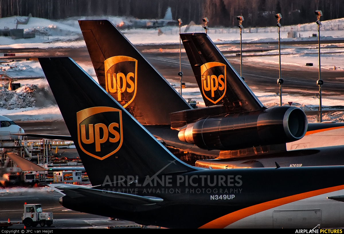UPS - United Parcel Service N349UP aircraft at Anchorage - Ted Stevens Intl / Kulis Air National Guard Base