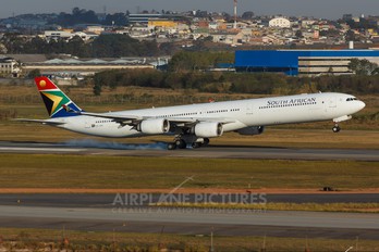 ZS-SNF - South African Airways Airbus A340-600